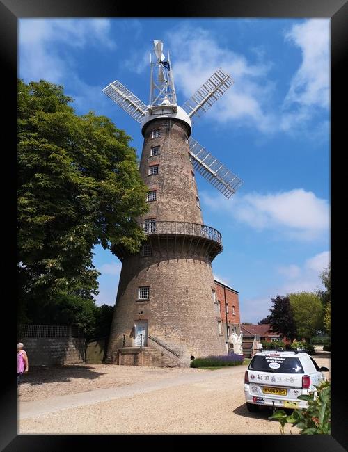 Moulton windmill Framed Print by keith sutton