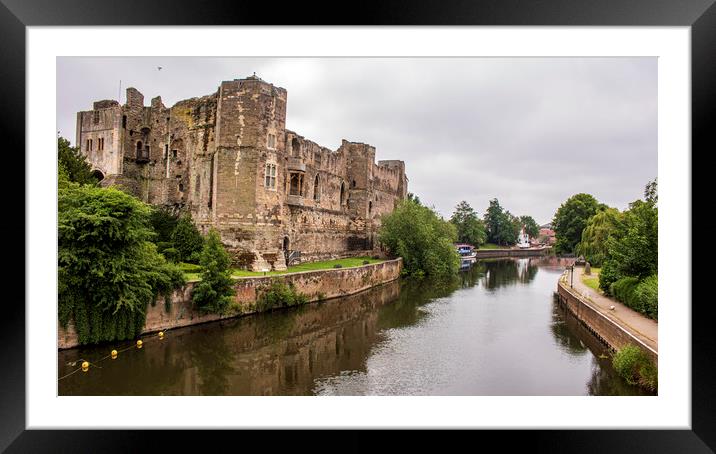 newark castle Framed Mounted Print by keith sutton