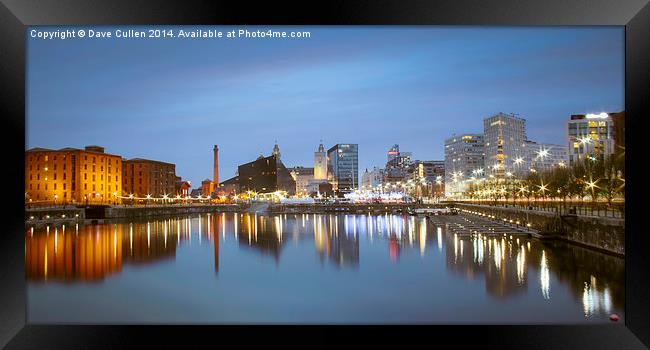 Salthouse Dock Framed Print by Dave Cullen