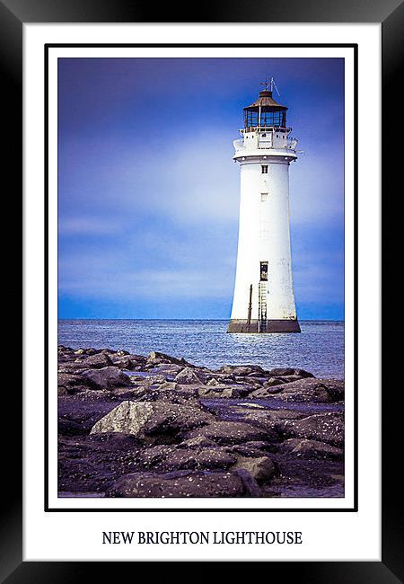 New Brighton Lighthouse Framed Print by Dave Cullen