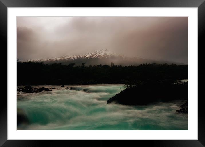 Vulcan Osorno, Chile Framed Mounted Print by Paul Fisher