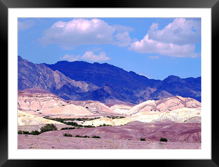 The Colours of Death Valley Framed Mounted Print by Paul Fisher
