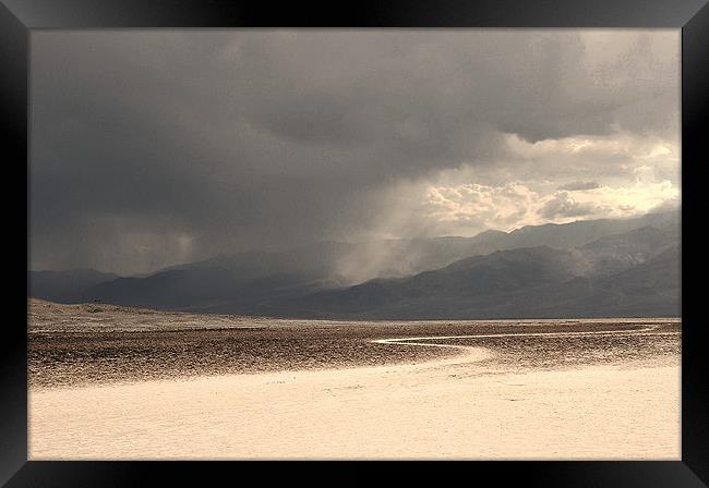 Badwater Basin - Death Valley Framed Print by Paul Fisher