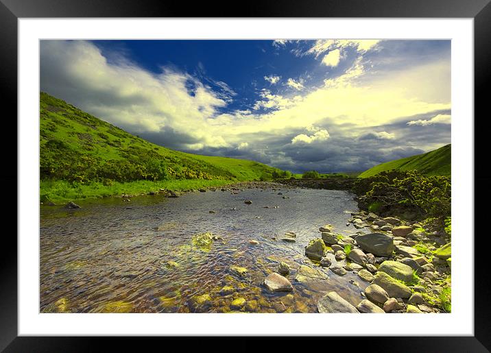 Breamish valley, Northumberland Framed Mounted Print by Paul Fisher