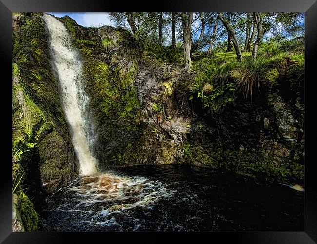 Linhope Spout waterfall Framed Print by Paul Fisher