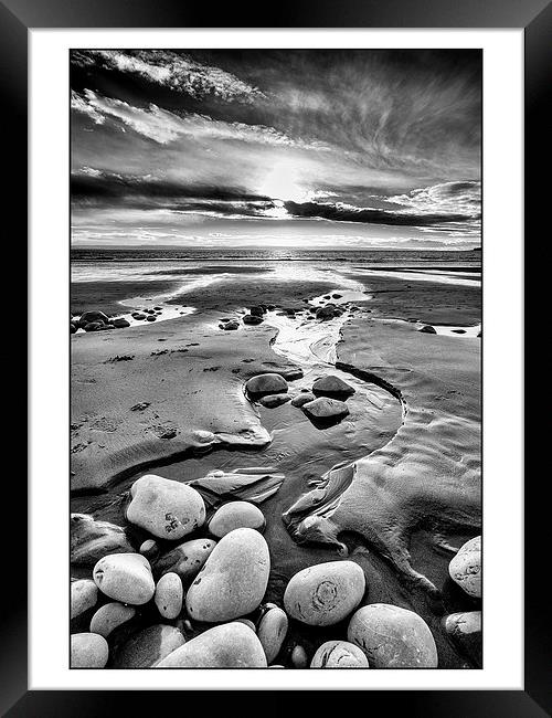 Pebble beach Framed Print by Andrew Richards