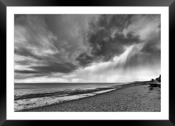 Storm rolling in Framed Mounted Print by Andrew Richards