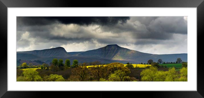 Brecon Beacons Framed Mounted Print by Andrew Richards