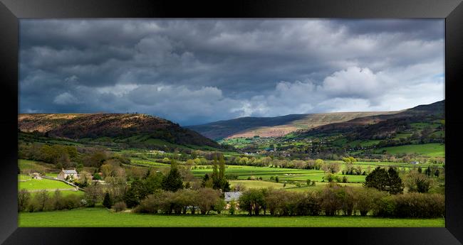 How Green is my Valley Framed Print by Andrew Richards