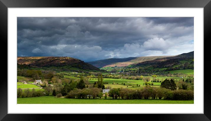How Green is my Valley Framed Mounted Print by Andrew Richards