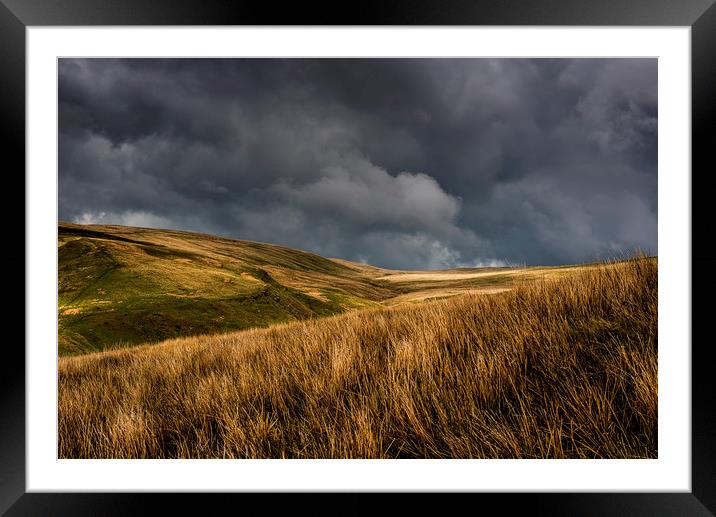 There's a storm brewing Framed Mounted Print by Andrew Richards
