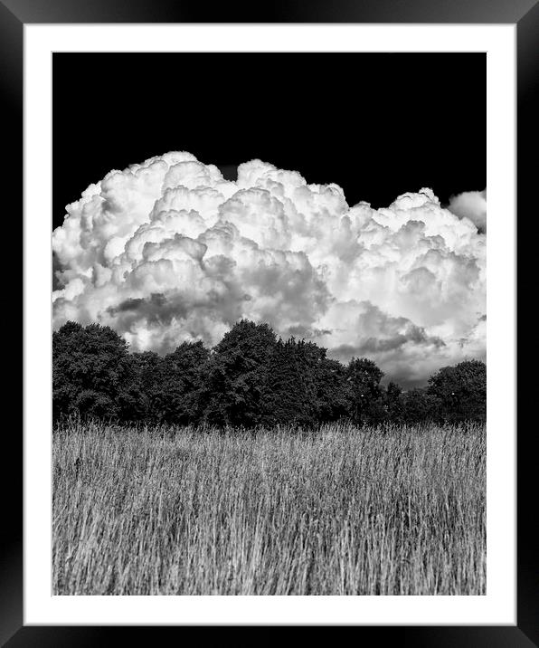 Caerwent clouds Framed Mounted Print by Andrew Richards