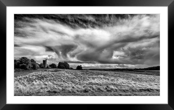 Caerwent storm Framed Mounted Print by Andrew Richards