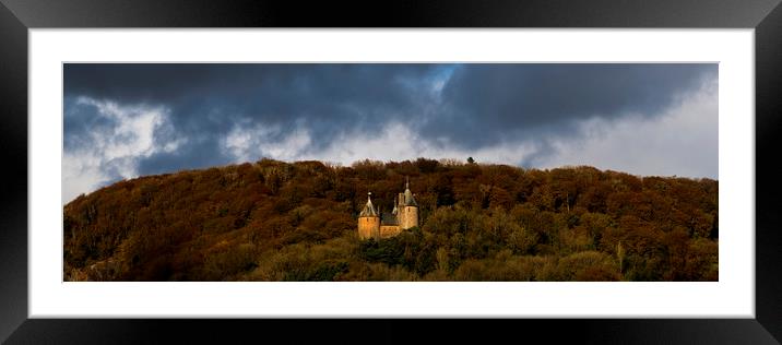 Castell Coch Framed Mounted Print by Andrew Richards