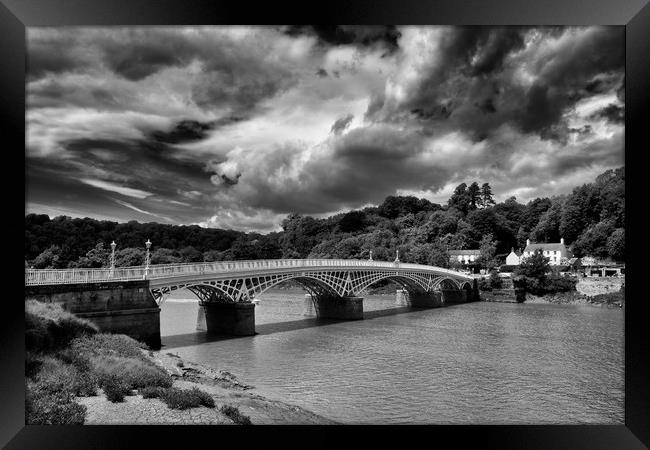 River Wye Bridge Framed Print by Andrew Richards