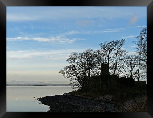 Morning on Strangford Lough Framed Print by Noreen Linale