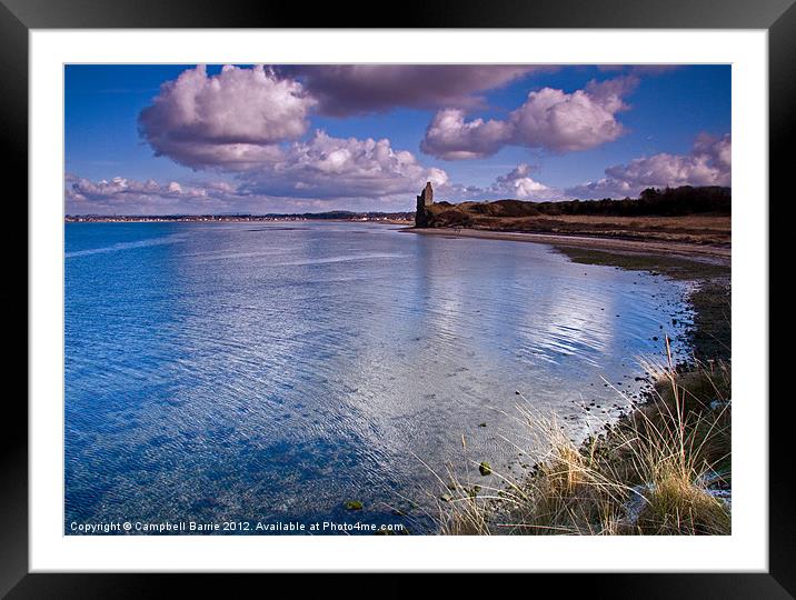 Greenan Castle Framed Mounted Print by Campbell Barrie