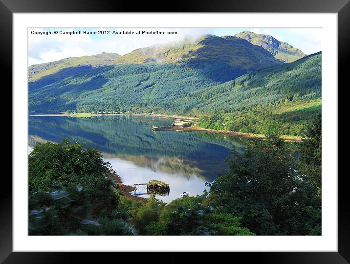 Arrochar Framed Mounted Print by Campbell Barrie