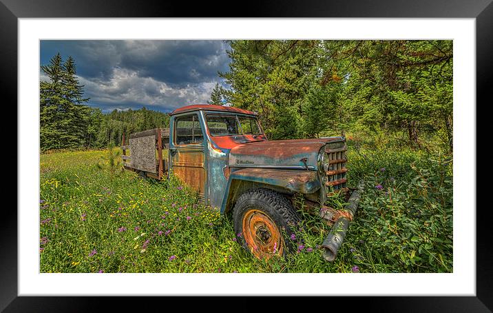  Farm Truck Framed Mounted Print by Glenn Barclay