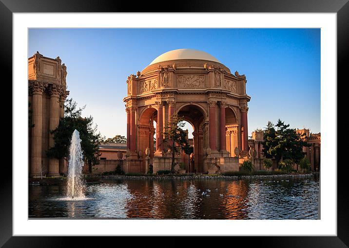 Palace of Fine Arts Framed Mounted Print by Ray Shiu