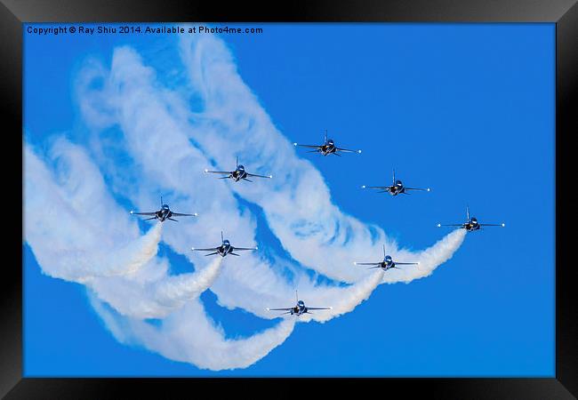 Formation Framed Print by Ray Shiu