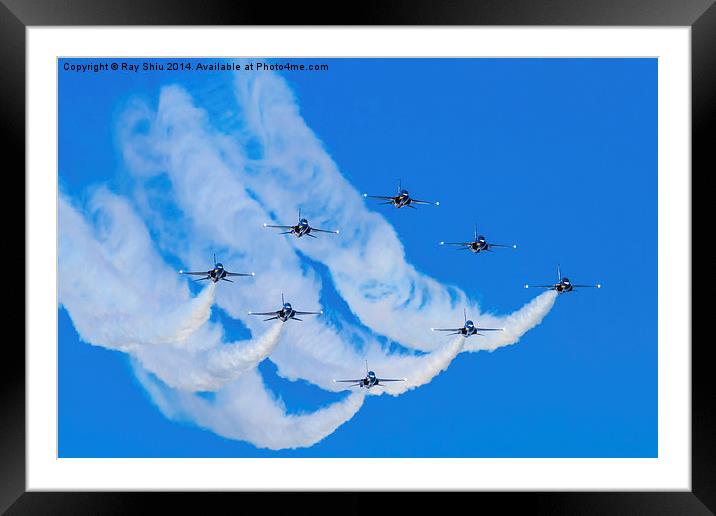 Formation Framed Mounted Print by Ray Shiu