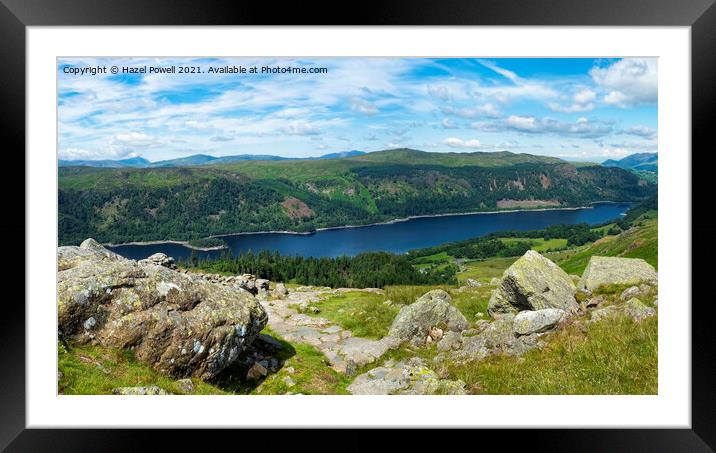 Thirlmere, Lake District Framed Mounted Print by Hazel Powell