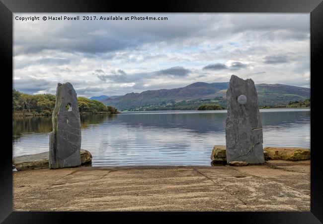 Trawsfynydd Lake, Gwynedd  Framed Print by Hazel Powell