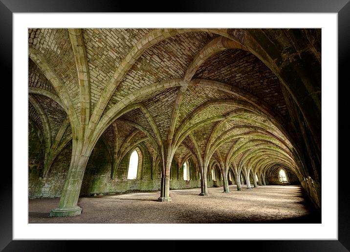 Fountains Abbey Framed Mounted Print by Jeff Brunton