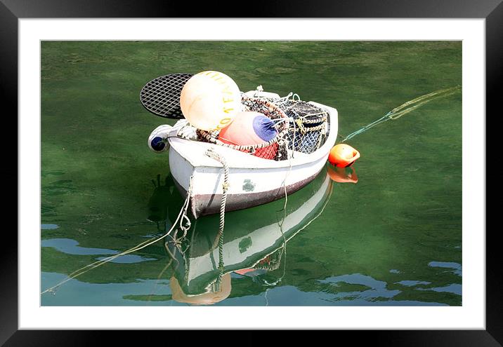 Gone fishing Framed Mounted Print by Marilyn PARKER