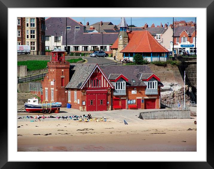 Tynemouth Lifeboat Station Framed Mounted Print by Marilyn PARKER