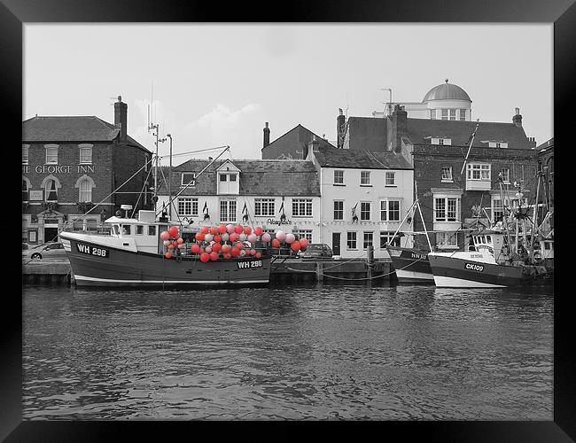 Weymouth Fishing Boat Framed Print by Mark Chance