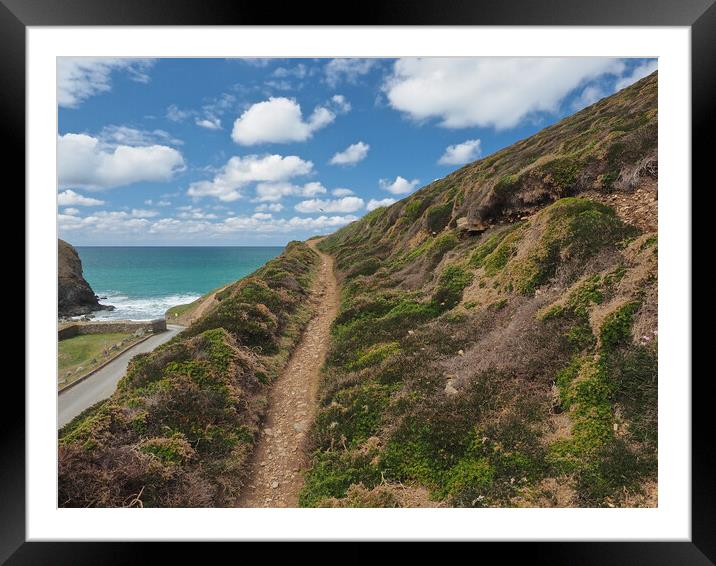 Coast path to heaven Framed Mounted Print by mark humpage
