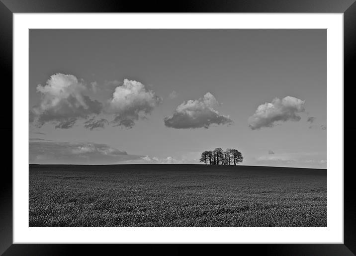 Cloud Train Framed Mounted Print by mark humpage