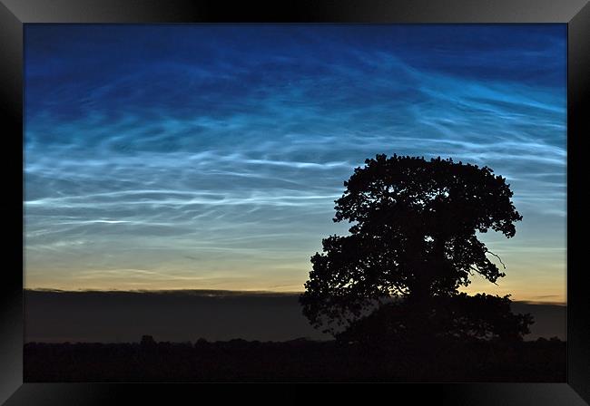 Noctilucent Magic Framed Print by mark humpage