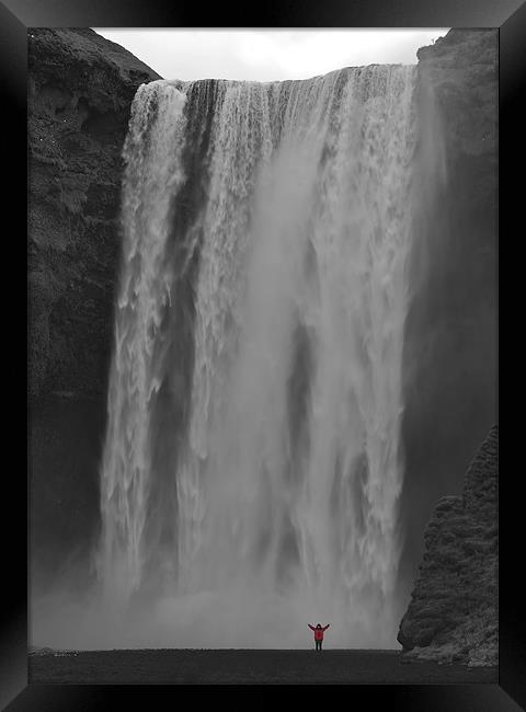 Mighty Falls Framed Print by mark humpage