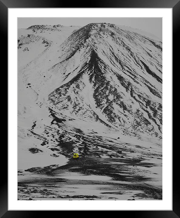 Volcano Road Framed Mounted Print by mark humpage