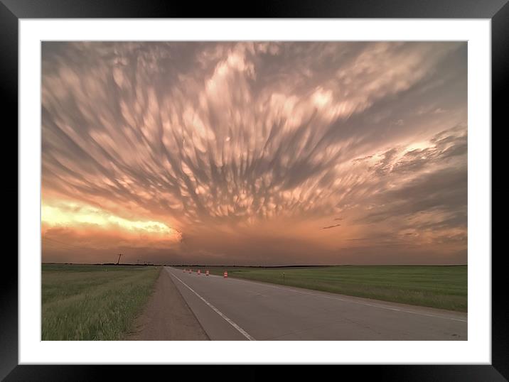 Skies Alive Framed Mounted Print by mark humpage