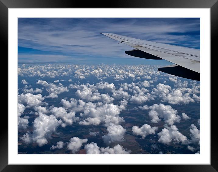 Above the Clouds Framed Mounted Print by mark humpage