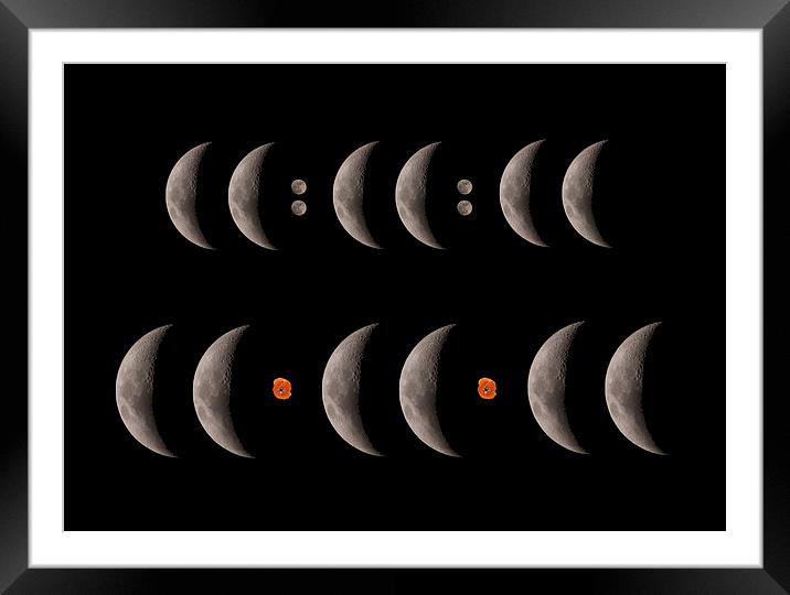  Lunar Remembrance Framed Mounted Print by mark humpage