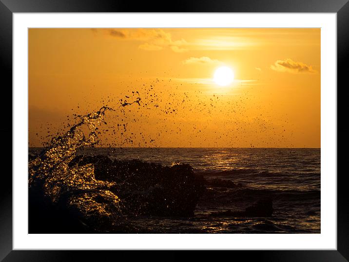  Mexico Sunset Framed Mounted Print by mark humpage