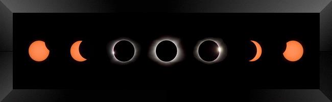 Solar Eclipse Framed Print by mark humpage