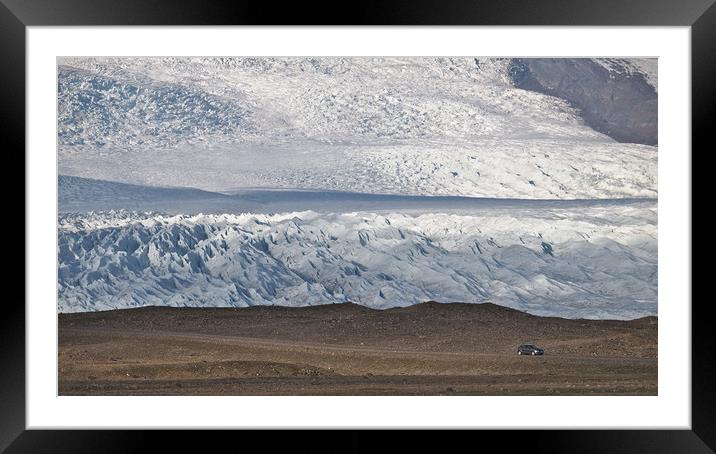Glacier Road Framed Mounted Print by mark humpage
