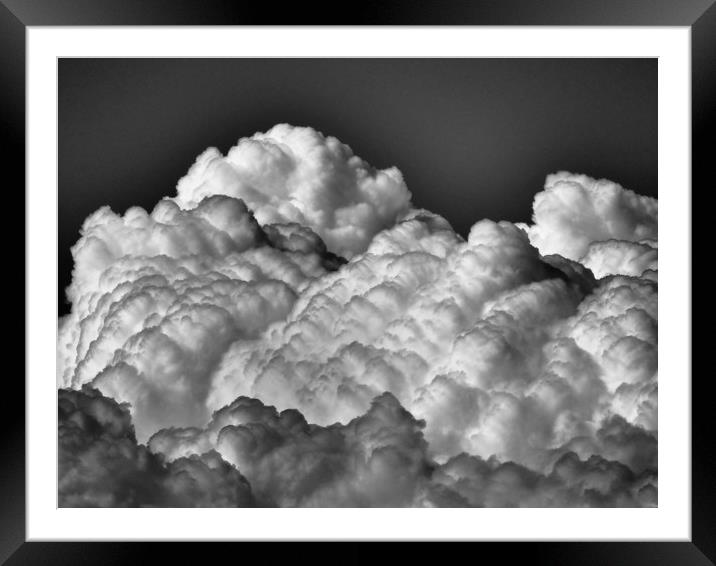 Bubbling Clouds Framed Mounted Print by mark humpage
