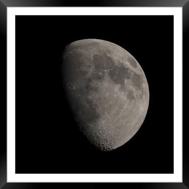 Moon Framed Mounted Print by mark humpage