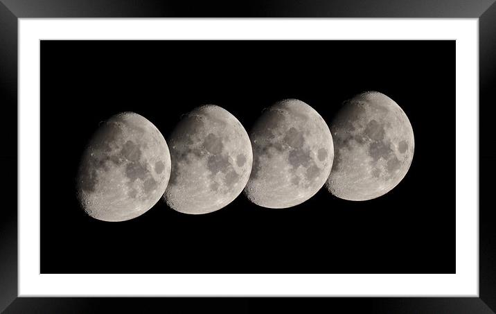 Moon quartet Framed Mounted Print by mark humpage