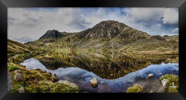 Pavey Ark Framed Print by Brett Trafford