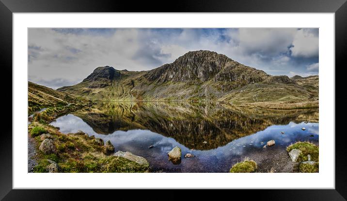 Pavey Ark Framed Mounted Print by Brett Trafford