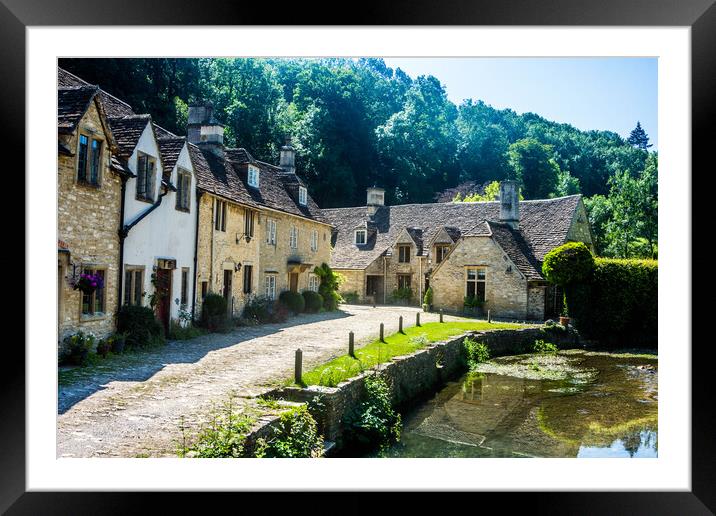 Castle Combe, Wiltshire, UK. Framed Mounted Print by Peter Jarvis