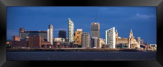 Liverpool Waterfront Framed Print by Peter Jarvis